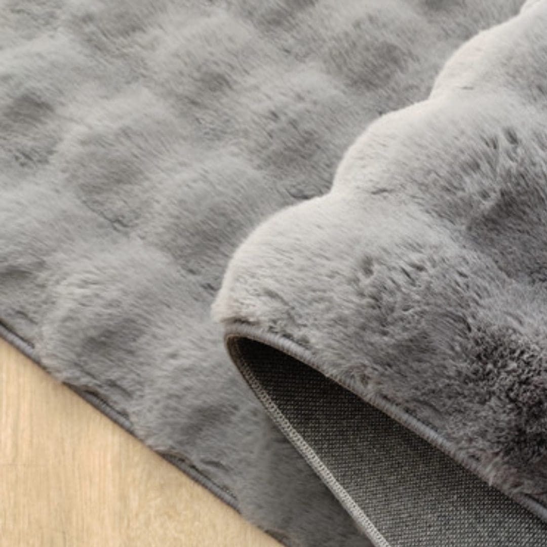 שטיח עננים עבה רך נעים חדר ילדים אפור